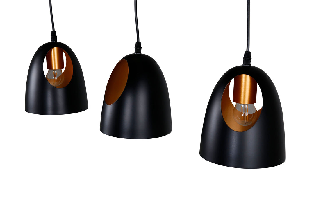 Venture Home Elda Pendant Lamp L750*W160*H170 Black / Copper