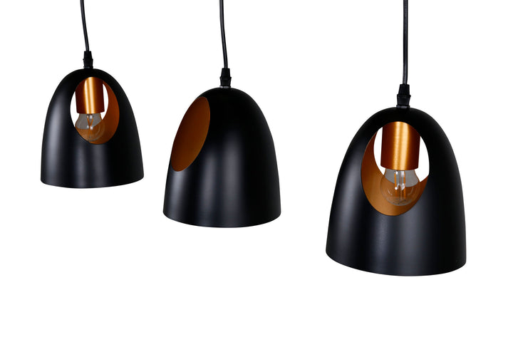 Venture Home Elda Pendant Lamp L750*W160*H170 Black / Copper