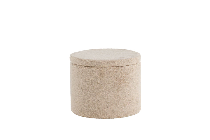 Venture Home Dunken Pouf - / Beige Teddy