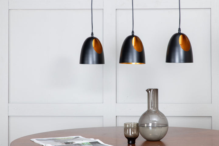 Venture Home Elda Pendant Lamp L750*W160*H170 Black / Copper