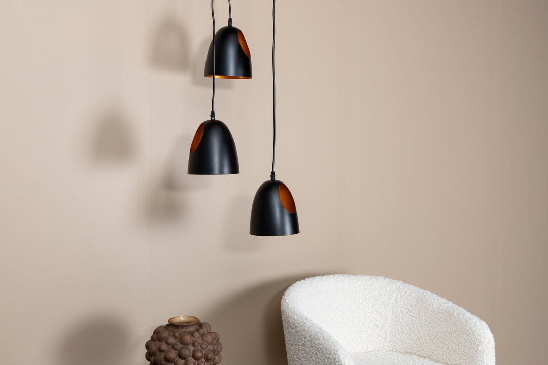 Venture Home Elda Pendant Lamp D400*H1440 Black / Copper