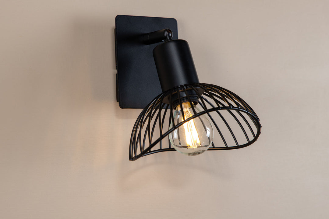 Venture Home Elsa Wall Lamp L135 x W115 x H185 Black