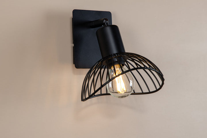 Venture Home Elsa Wall Lamp L135 x W115 x H185 Black