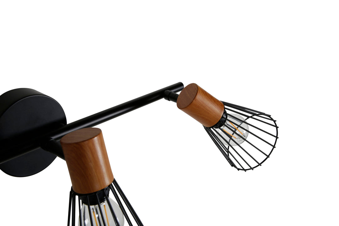 Venture Home Atticus Wall Lamp L485*W165*H150 Black