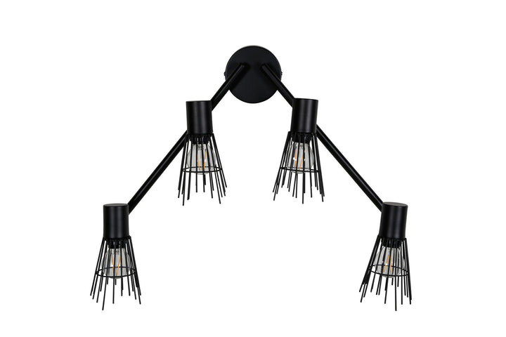 Venture Home Pico Wall Lamp L700*W190*H150 Black