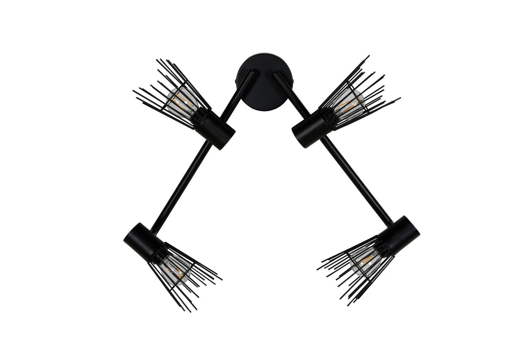 Venture Home Pico Wall Lamp L700*W190*H150 Black