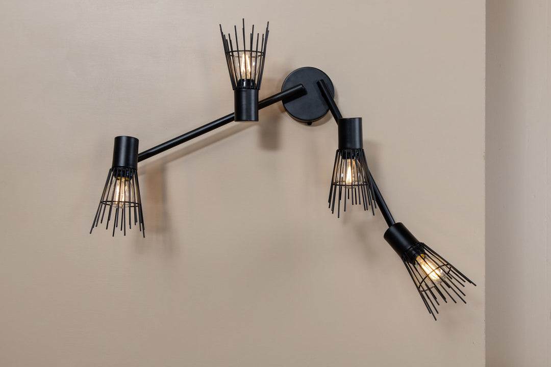 Venture Home Pico Wall Lamp L700*W190*H150 Black