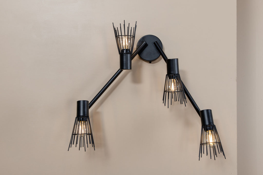 Venture Home Pico Wall Lamp L700*W190*H150 Black