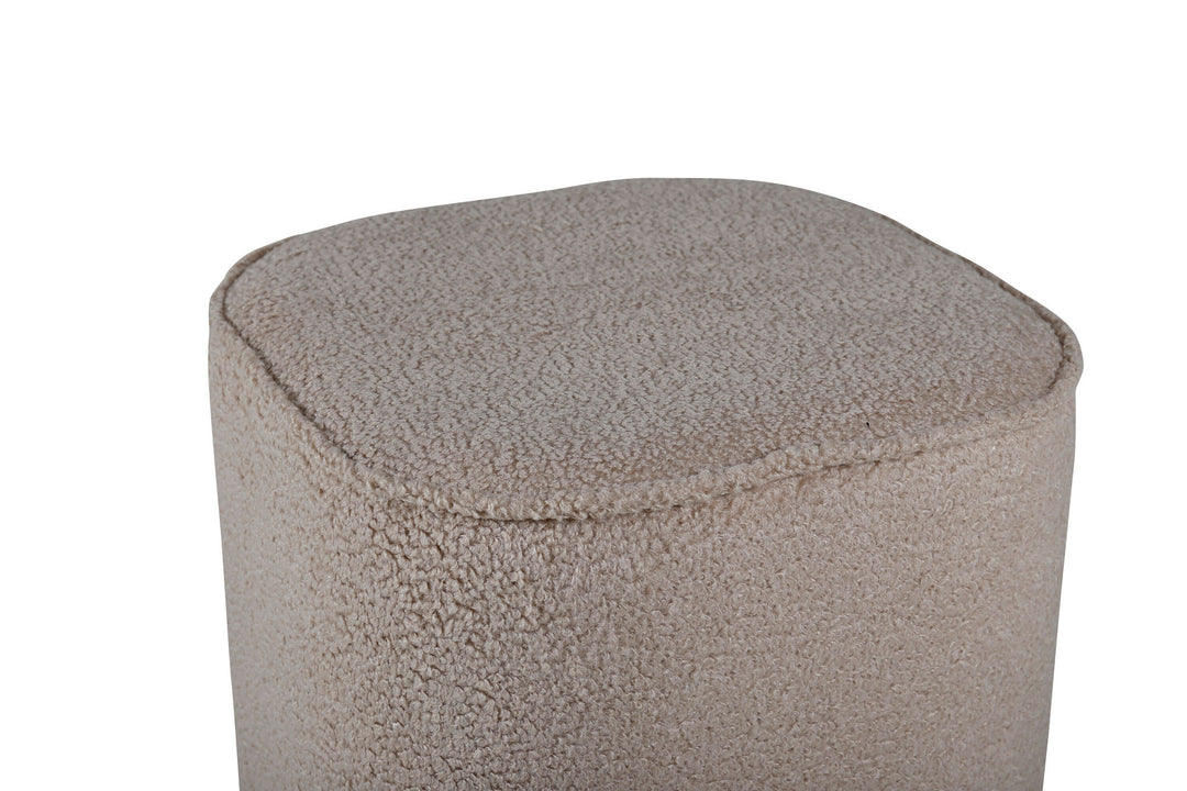 Venture Home Piff Pouf - / Beige Teddy