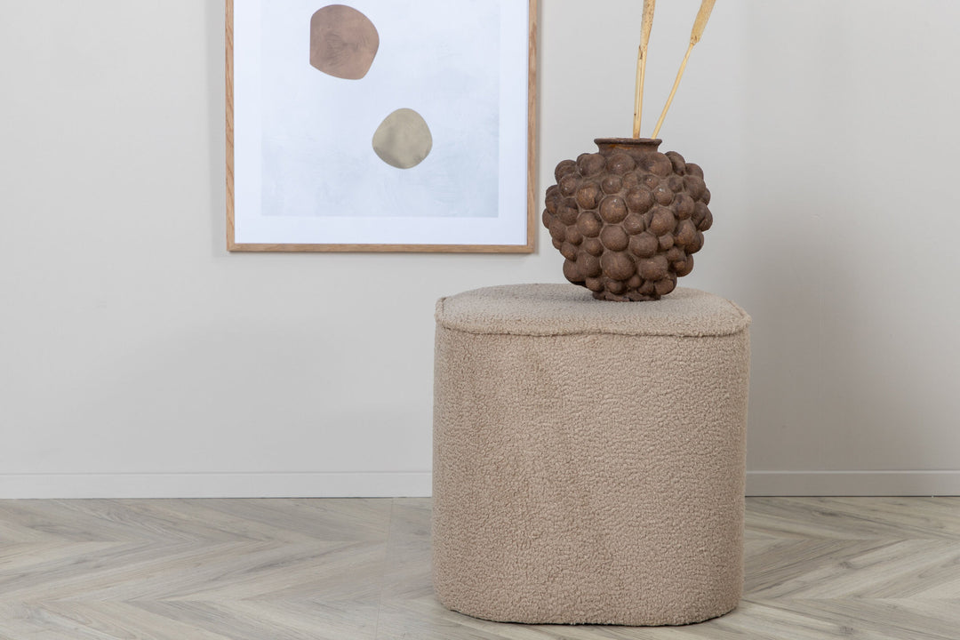 Venture Home Piff Pouf - / Beige Teddy