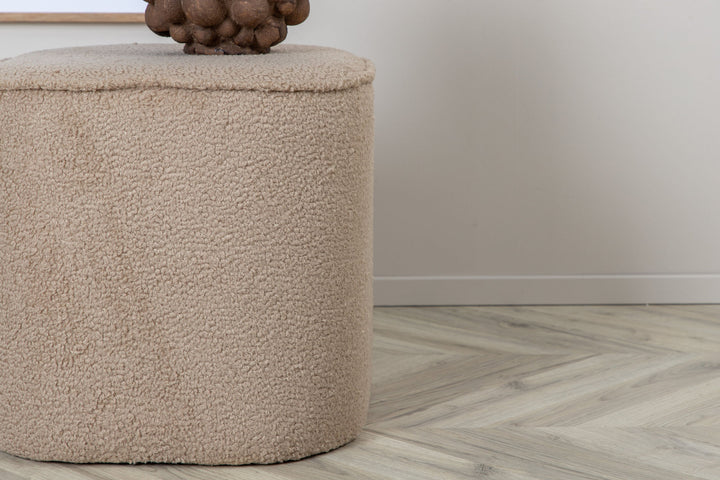 Venture Home Piff Pouf - / Beige Teddy