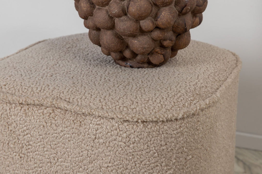 Venture Home Piff Pouf - / Beige Teddy