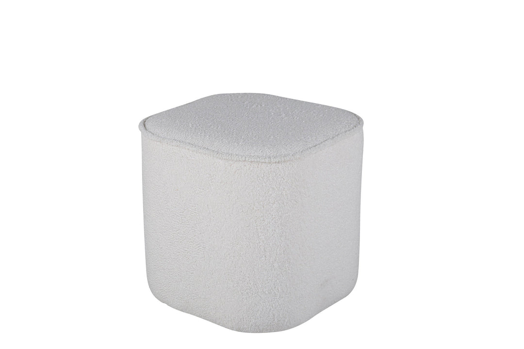 Venture Home Piff Pouf - / Offwhite Teddy