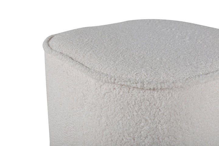 Venture Home Piff Pouf - / Offwhite Teddy