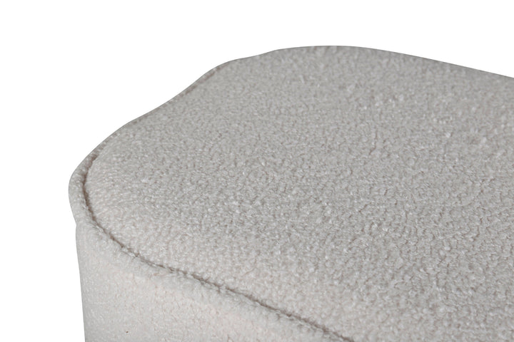Venture Home Piff Pouf - / Offwhite Teddy