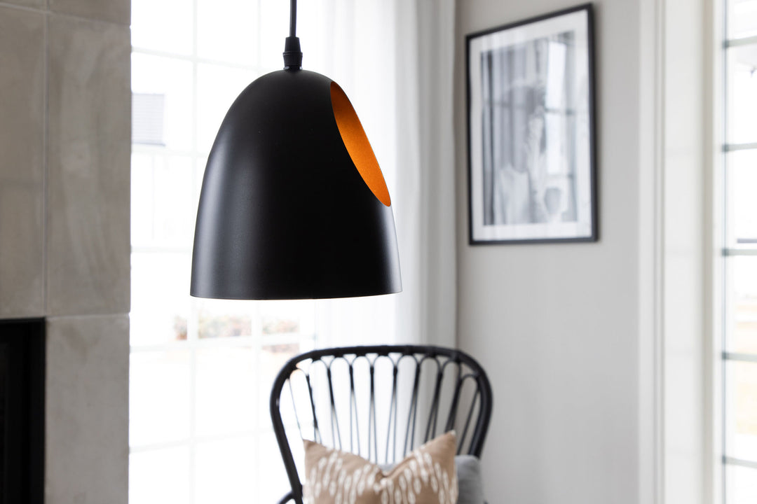 Venture Home Elda Pendant Lamp D160*H170 Black / Copper