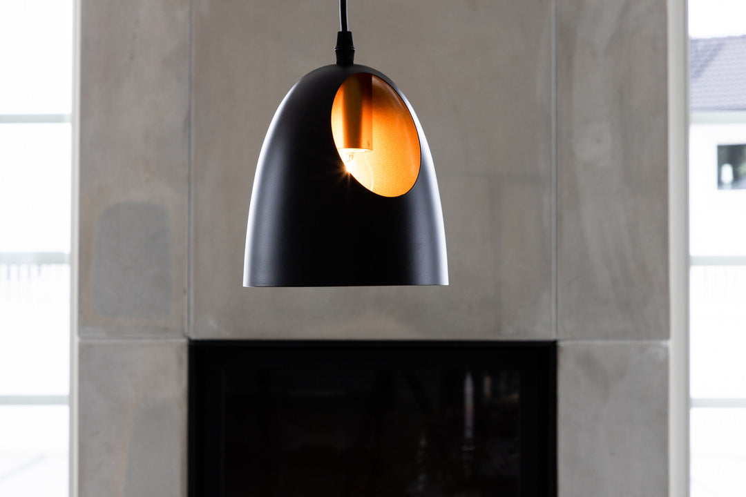 Venture Home Elda Pendant Lamp D160*H170 Black / Copper