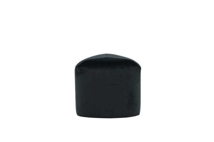 Venture Home Peg Pouf - / Black Velvet