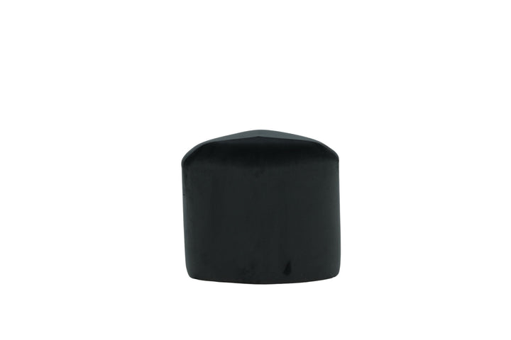 Venture Home Peg Pouf - / Black Velvet