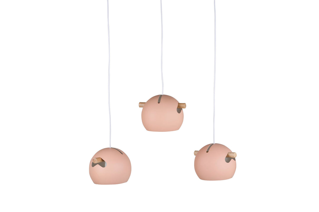 Venture Home Tubbie Pendant Lamp L730*W230*H155 Pink
