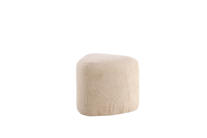 Venture Home Peg Pouf - / Beige Teddy