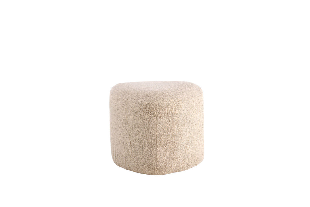 Venture Home Peg Pouf - / Beige Teddy