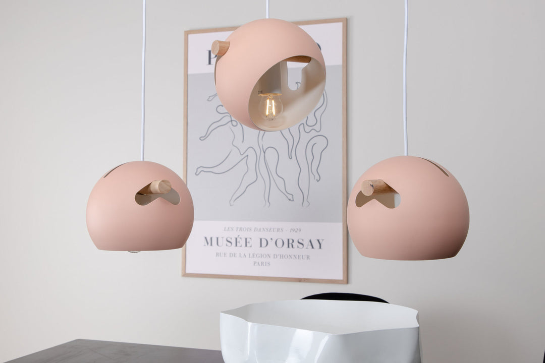 Venture Home Tubbie Pendant Lamp L730*W230*H155 Pink