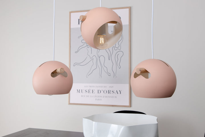 Venture Home Tubbie Pendant Lamp L730*W230*H155 Pink