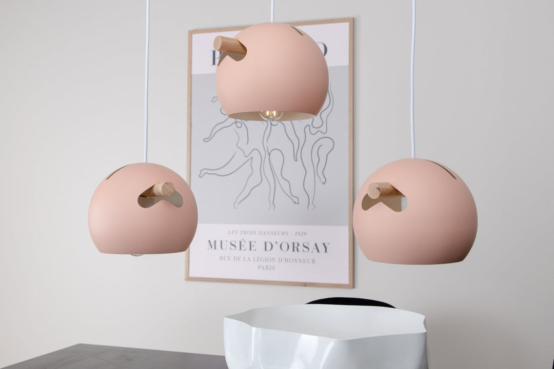 Venture Home Tubbie Pendant Lamp L730*W230*H155 Pink