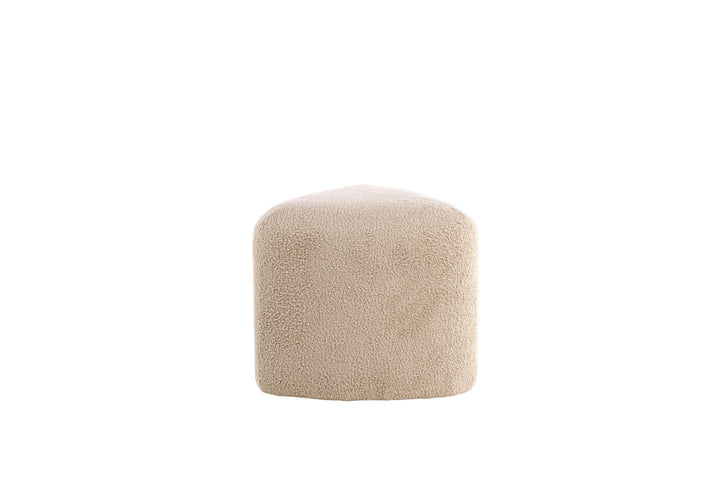 Venture Home Peg Pouf - / Beige Teddy