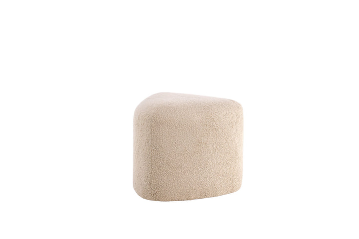 Venture Home Peg Pouf - / Beige Teddy