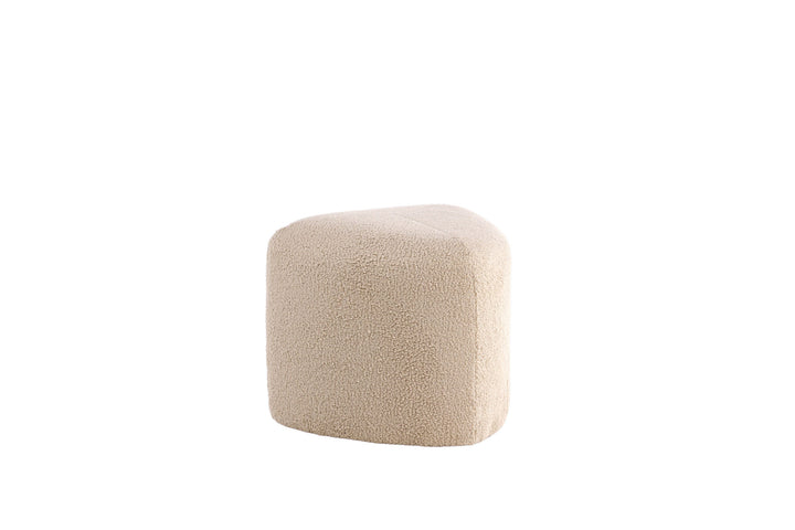 Venture Home Peg Pouf - / Beige Teddy