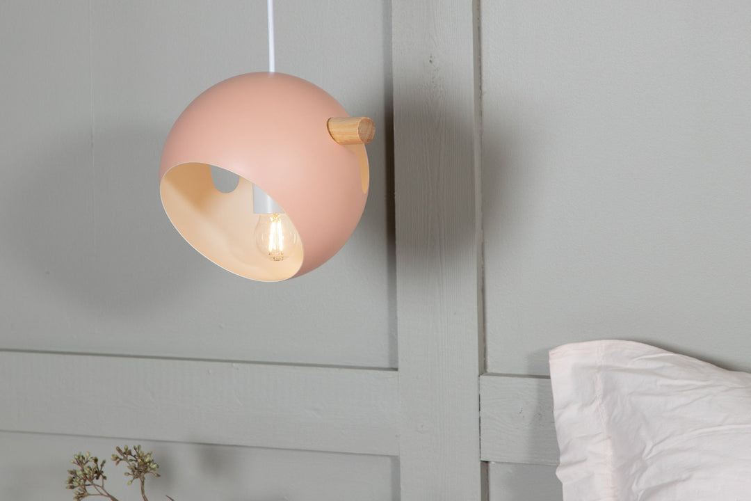 Venture Home Tubbie Pendant Lamp D230*H155 Pink