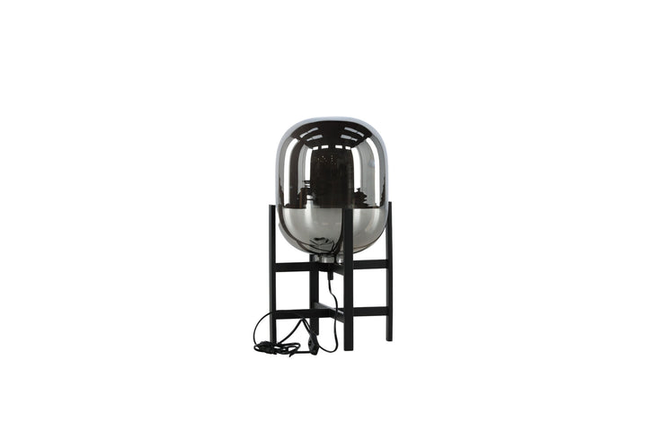 Venture Home Altair Table Lamp metal black, glass amber D260H450