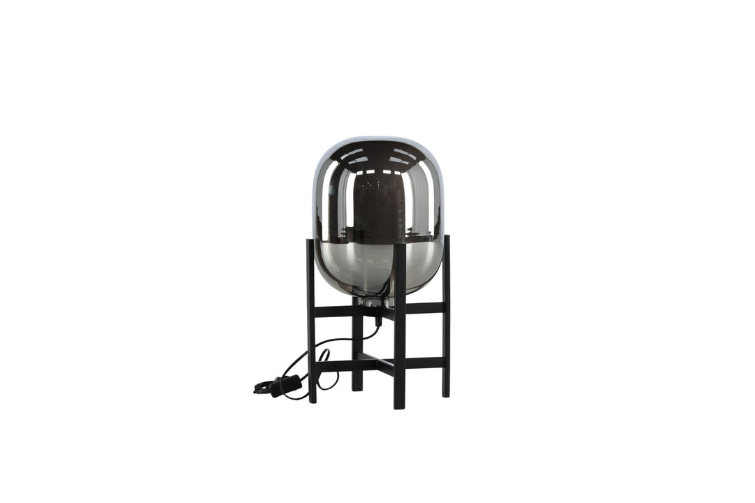 Venture Home Altair Table Lamp metal black, glass amber D260H450