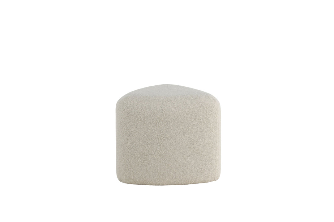Venture Home Peg Pouf -  / Offwhite Teddy