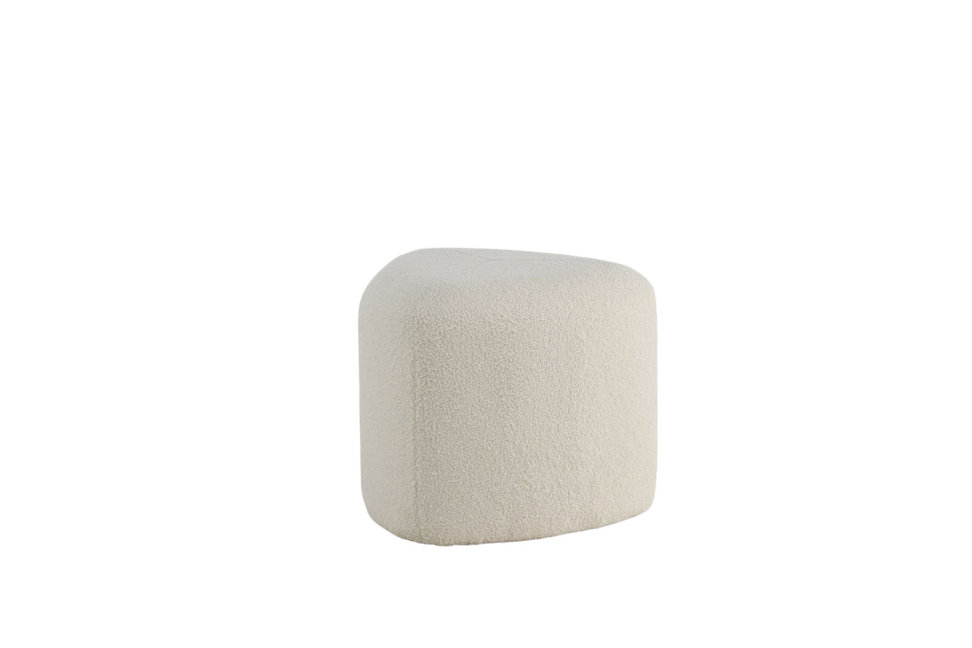 Venture Home Peg Pouf -  / Offwhite Teddy