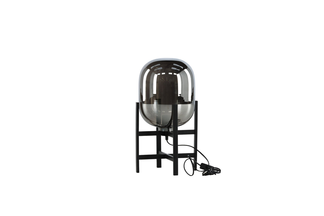 Venture Home Altair Table Lamp metal black, glass amber D260H450