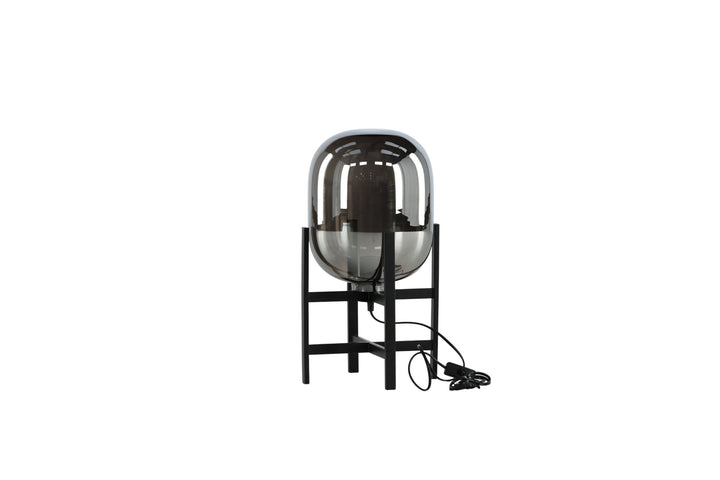 Venture Home Altair Table Lamp metal black, glass amber D260H450