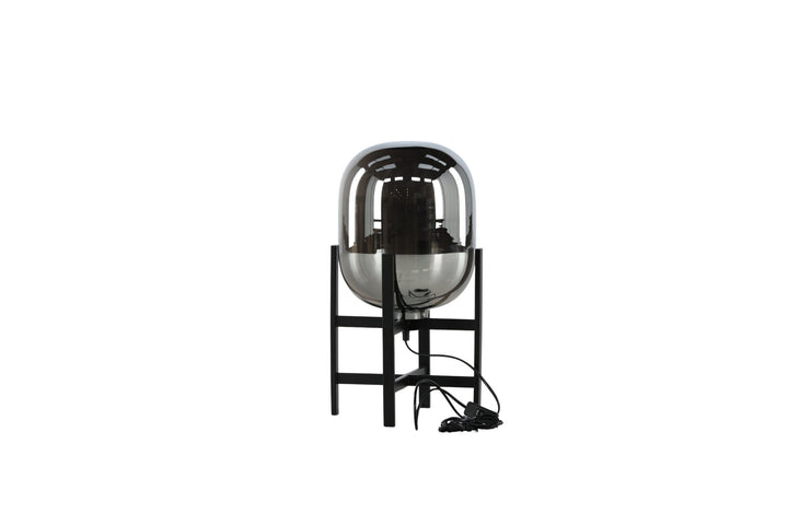 Venture Home Altair Table Lamp metal black, glass amber D260H450