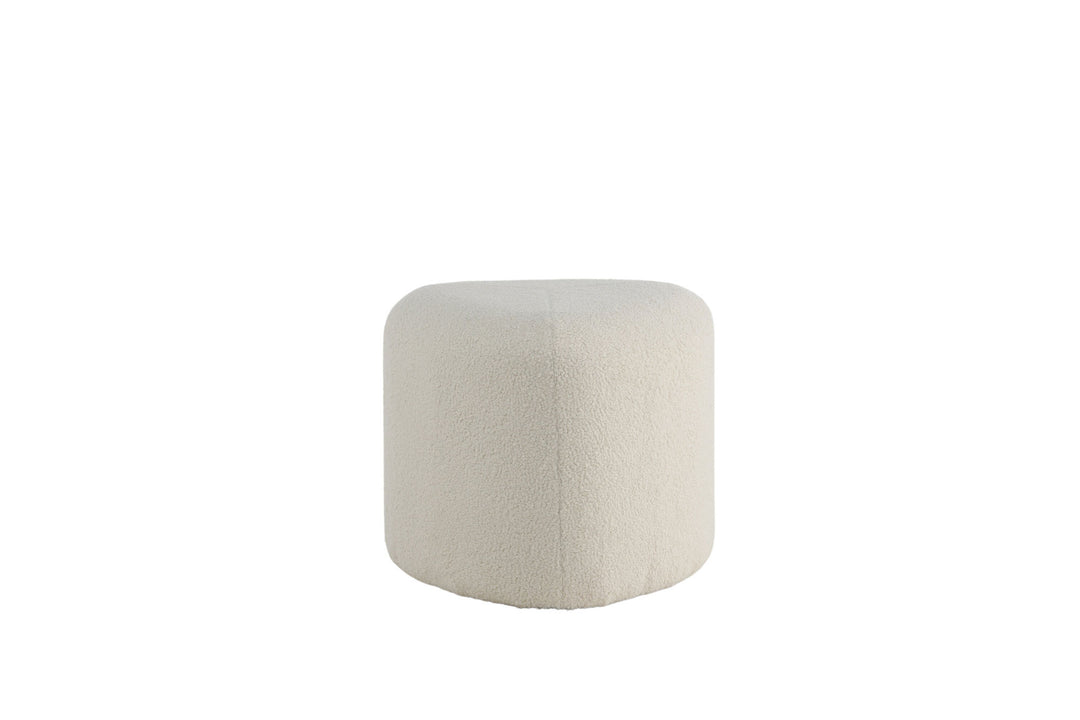 Venture Home Peg Pouf -  / Offwhite Teddy