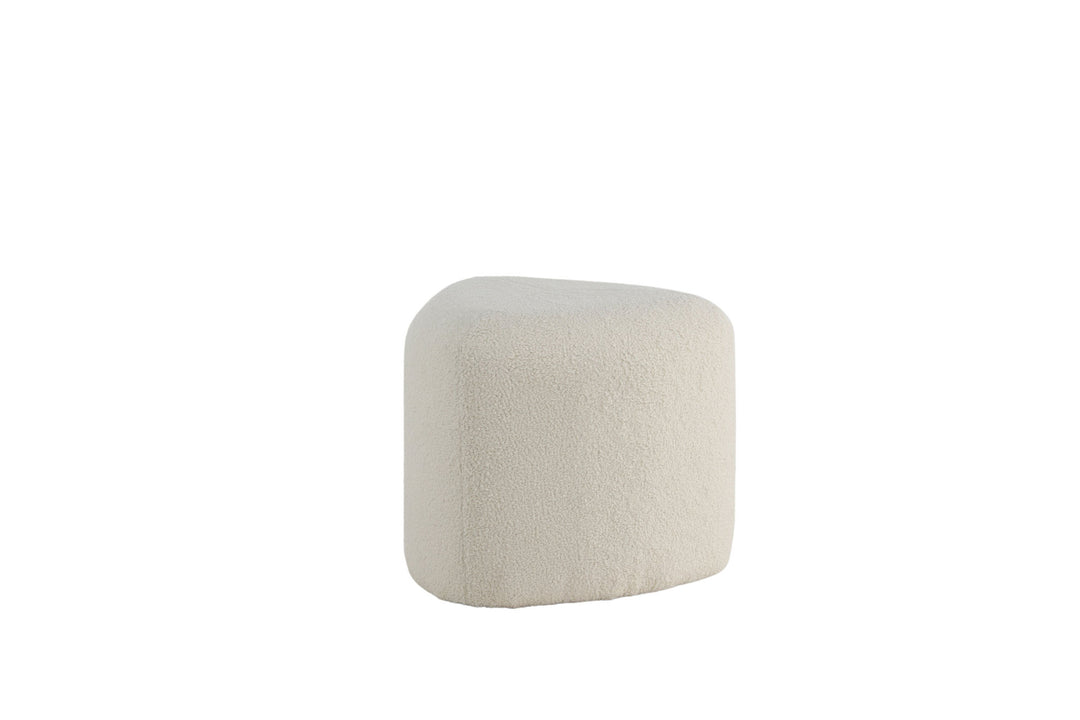 Venture Home Peg Pouf -  / Offwhite Teddy