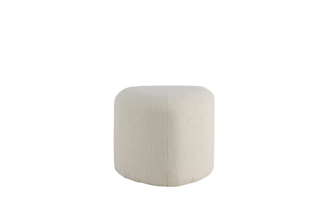 Venture Home Peg Pouf -  / Offwhite Teddy