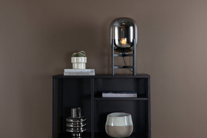 Venture Home Altair Table Lamp metal black, glass amber D260H450