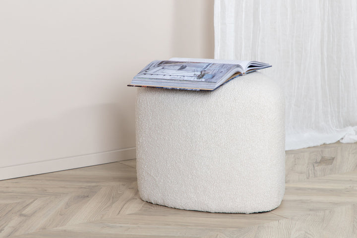 Venture Home Peg Pouf -  / Offwhite Teddy