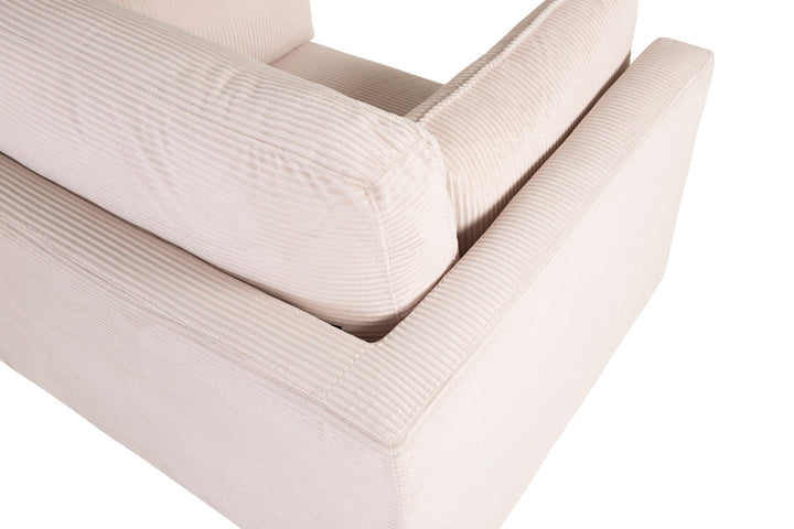 Venture Home Boom - Single Chair Corduroy - Light Grey