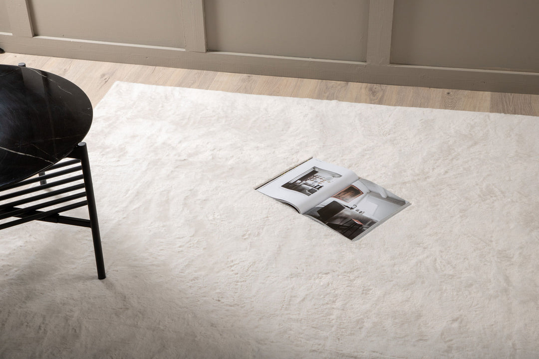 Venture Home Nina Polyester Carpet - 160*230- White