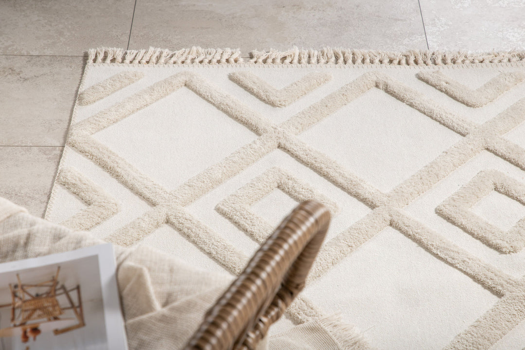 Venture Home Towa Polyester Carpet - 160*230- White