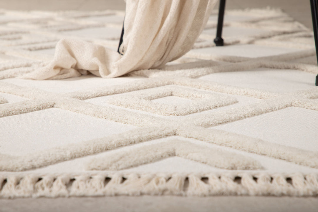 Venture Home Towa Polyester Carpet - 160*230- White