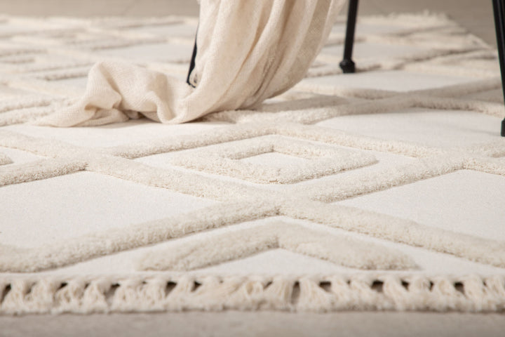 Venture Home Towa Polyester Carpet - 160*230- White